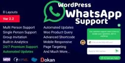 WordPress Support Using WhatsApp v2.5.3