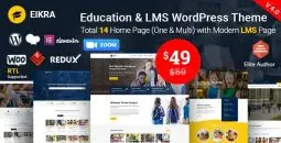 Eikra v4.5.1 – Education WordPress Theme