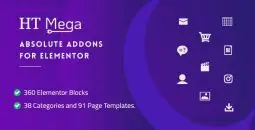 HT Mega Pro v2.1.2 – Addons for Elementor