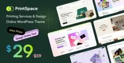 PrintSpace v1.4.2 – Printing Services & Design Online WooCommerce WordPress theme