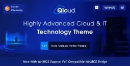 Qloud v3.1.1 – Responsive Cloud Computing & Server WordPress Theme