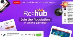 REHub v19.9.9.1 – Price Comparison, Affiliate Marketing, Multi Vendor Store, Community Theme