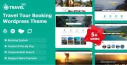 Travel WP v2.1.7 – Travel Tour Booking  WordPress Theme