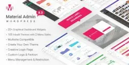 Material v8.7 – White Label WordPress Admin Theme