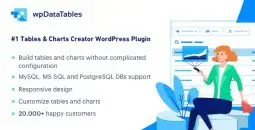 wpDataTables v7.3.3 – Tables and Charts Manager for WordPress